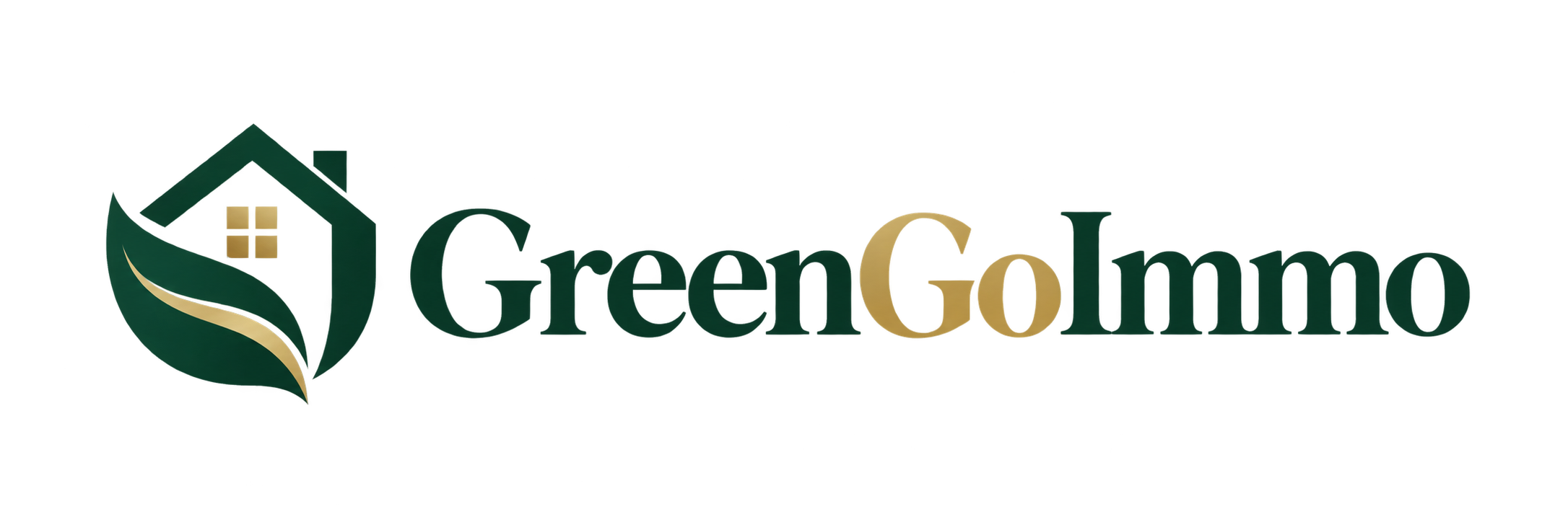 logo éco immobilier greengoimmo